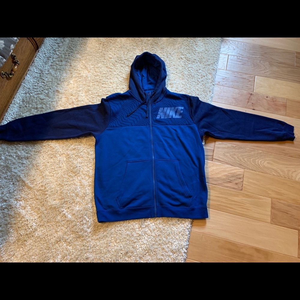 MEN’S NIKE ZIP UP HOODED SWEATSHIRT NWOT SIZE XL